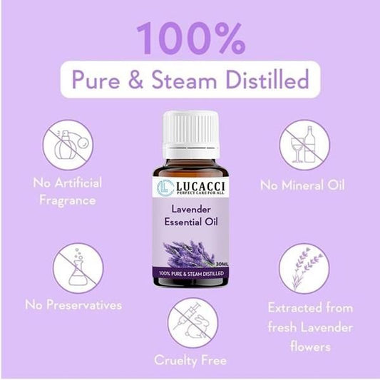 Lucacci Pure Lavender Essential Oil - 30ml h5swdg-k7