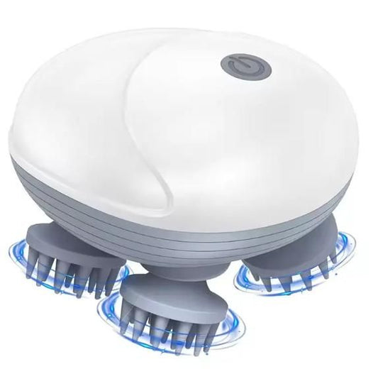 Electric Scalp Massager – Wireless, Waterproof & Rechargeable