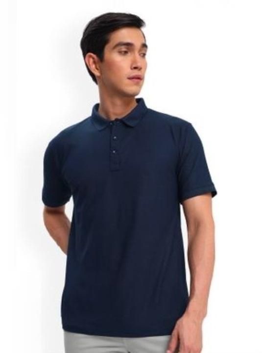 Poly Cotton Solid Half Sleeves Mens Polo T-shirt (Pack of 3) h5swdg-k7