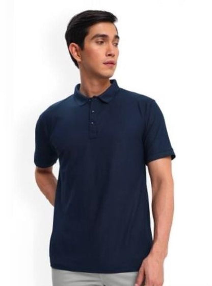 Poly Cotton Solid Half Sleeves Mens Polo T-shirt (Pack of 3) h5swdg-k7