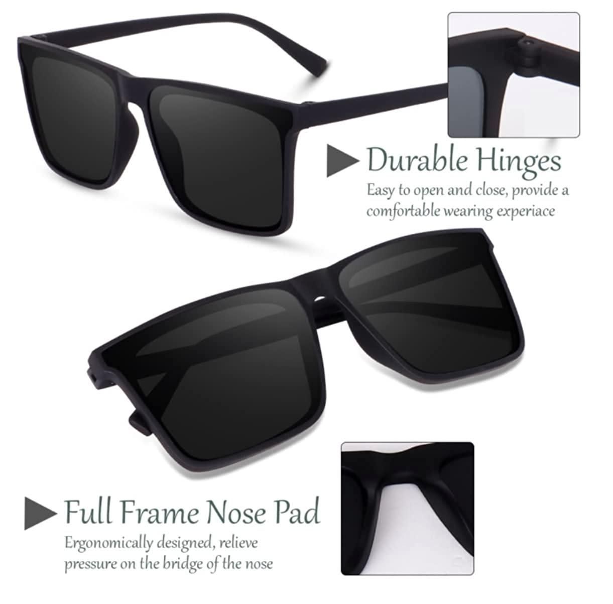 Polarized Retro Square Sunglasses h5swdg-k7