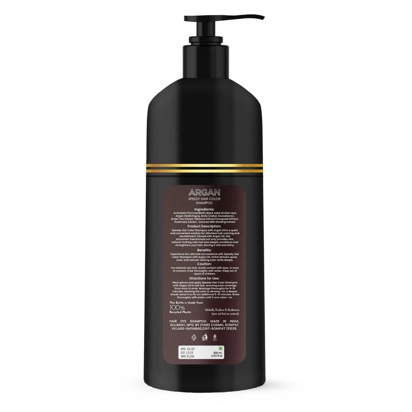 Argan Speedy Hair Color Shampoo 300ml Pack of 1 h5swdg-k7